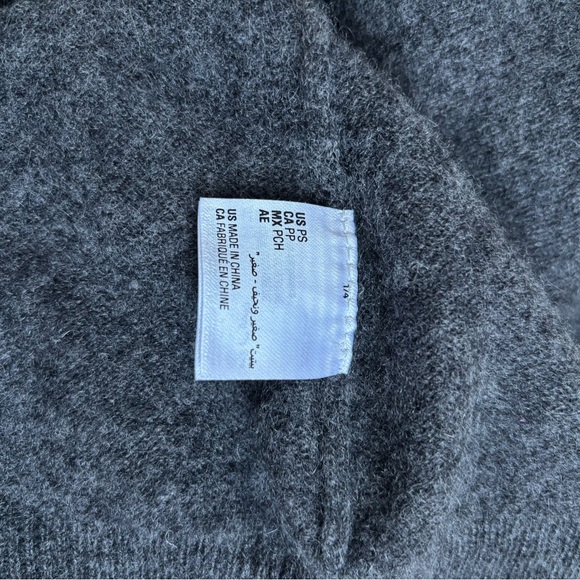 Charter Club Gray Turtleneck Sweater 100% cashmere - Picture 5 of 6